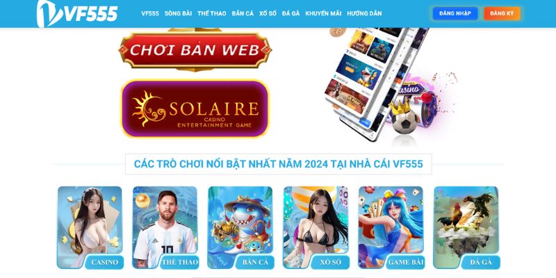 Giao diện game đầy thu hút