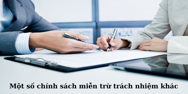 Một số miễn trách nhiệm khác từ nhà cái VF555